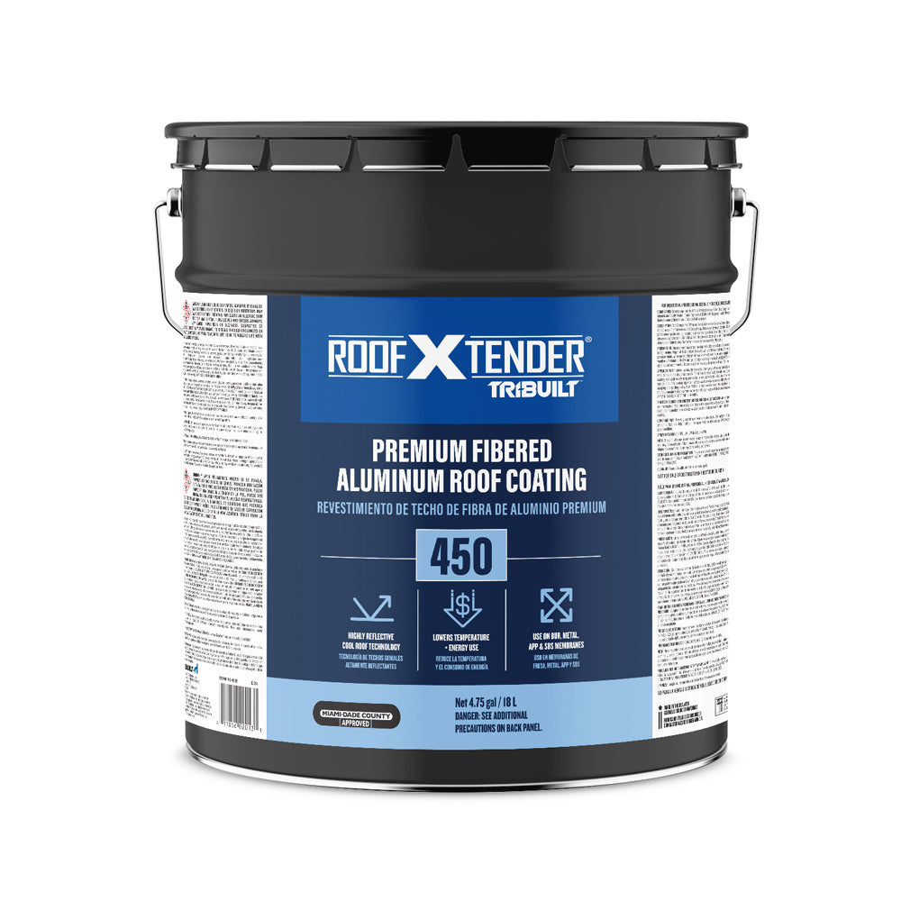 Roof X Tender® 450 Premium Fibered Aluminum Roof Coating Roofxtender