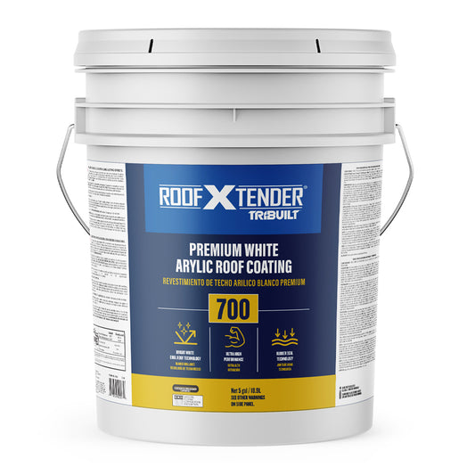 Roof X Tender<sup>®</sup> 700 Premium White™ Acrylic Cool Roof Coating