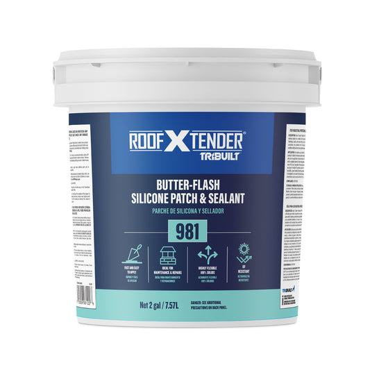 Roof X Tender<sup>®</sup> 981 Butter-Flash™ Silicone Patch & Sealant